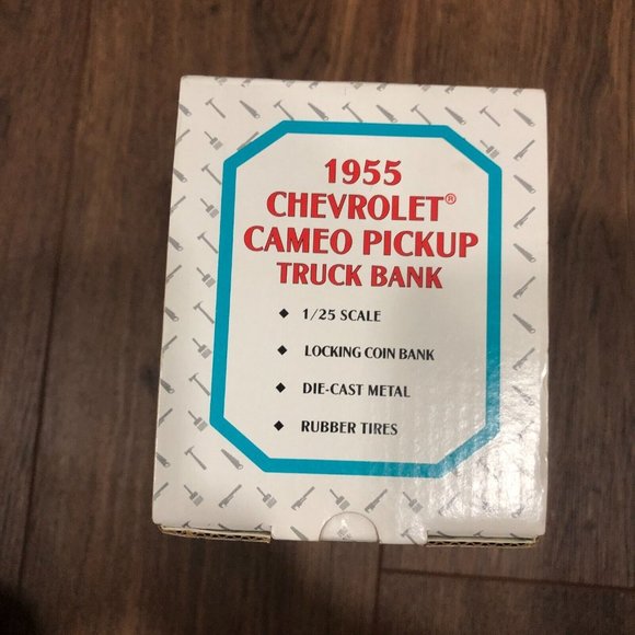 ERTL ACE HARDWARE 1955 CHEVY CAMEO PICKUP BANK Die-Cast Metal NEW Old Stock - Picture 6 of 7